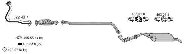 Échappement ERNST 100080