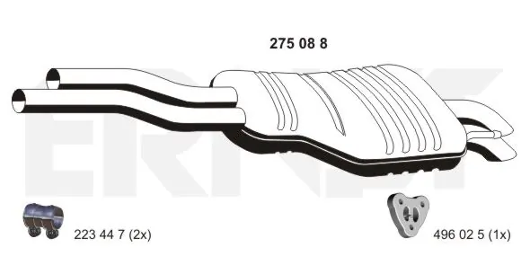 Rear Muffler