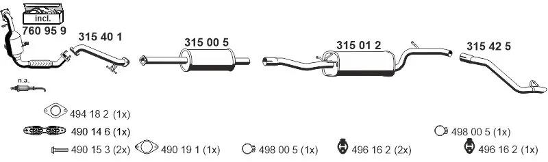 Échappement ERNST 031779