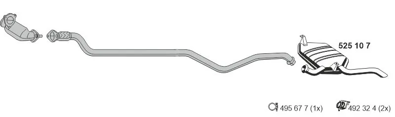 Échappement ERNST 100544