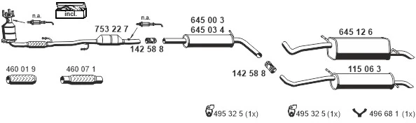 Échappement ERNST 190064