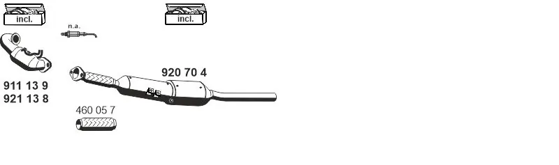 Échappement ERNST 100568