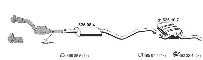 Échappement ERNST 100399