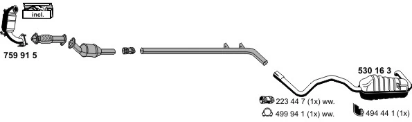 Échappement ERNST 100419