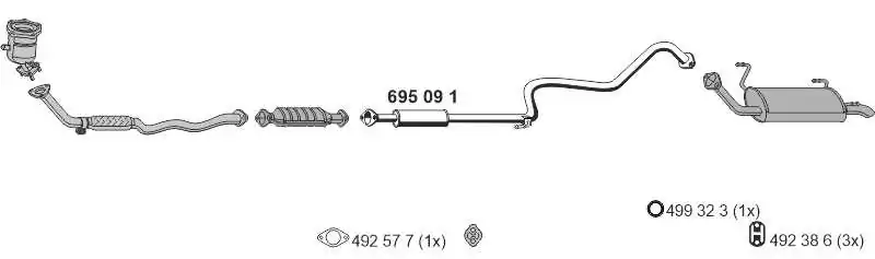Échappement ERNST 170042