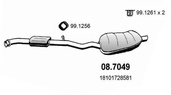 Rear Muffler
