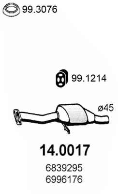 Catalyseur ASSO 14.0017