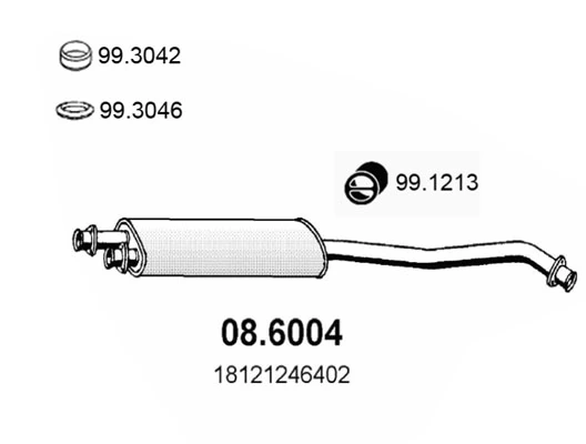 Centre Muffler