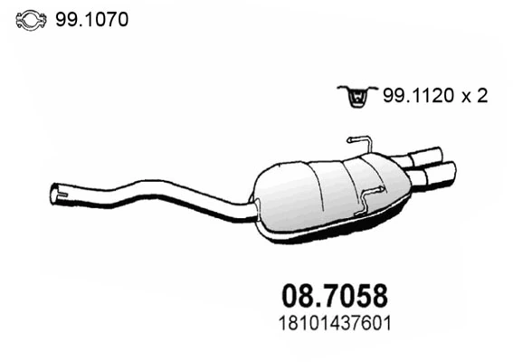 Rear Muffler