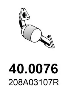 Catalyseur ASSO 40.0076