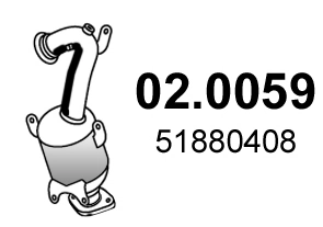 Catalyseur ASSO 02.0059