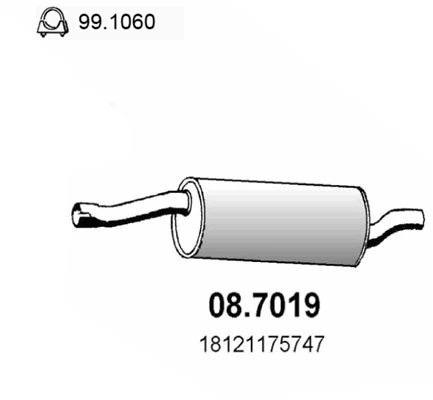 Rear Muffler