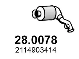 Catalyseur ASSO 28.0078