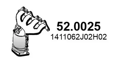 Catalyseur ASSO 52.0025