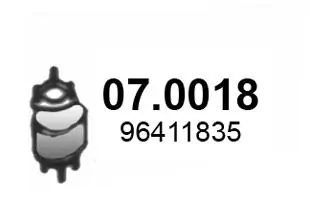 Catalyseur ASSO 07.0018