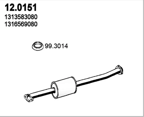 Catalyseur ASSO 12.0151