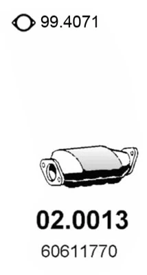 Catalyseur ASSO 02.0013