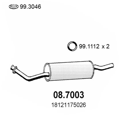 Rear Muffler