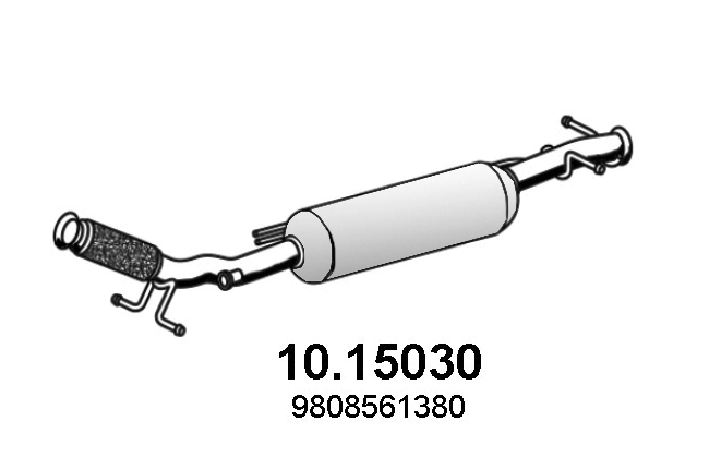Filtre à particules / à suie, échappement ASSO 10.15030