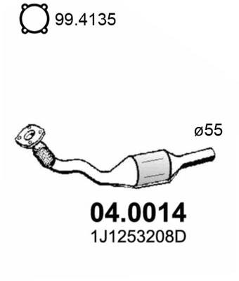 Catalyseur ASSO 04.0014