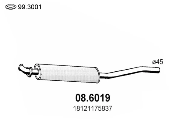 Centre Muffler