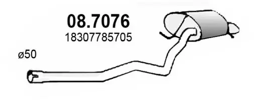 Rear Muffler