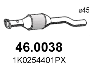 Catalyseur ASSO 46.0038