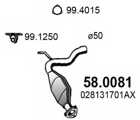 Catalyseur ASSO 58.0081