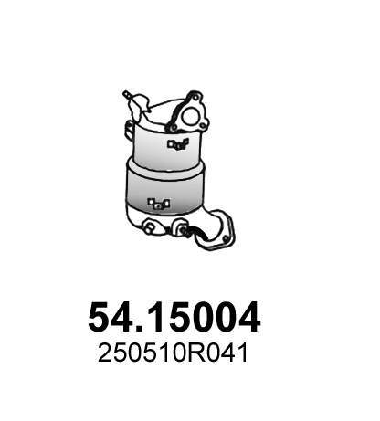 Filtre à particules / à suie, échappement ASSO 54.15004