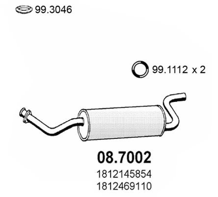 Rear Muffler