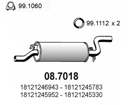 Rear Muffler