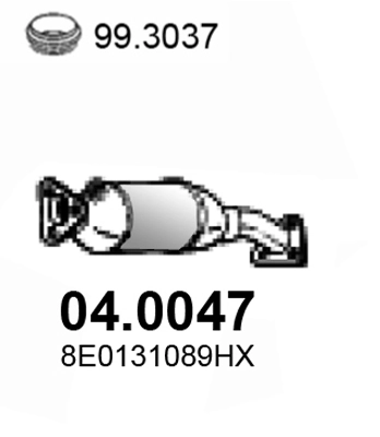 Catalyseur ASSO 04.0047