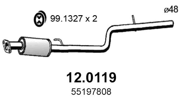 Catalyseur ASSO 12.0119