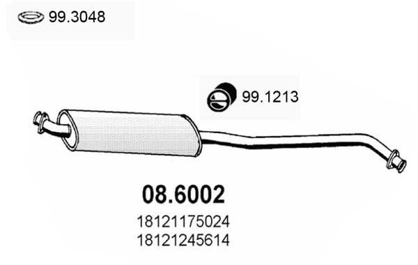 Centre Muffler
