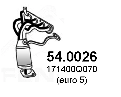 Catalyseur ASSO 54.0026