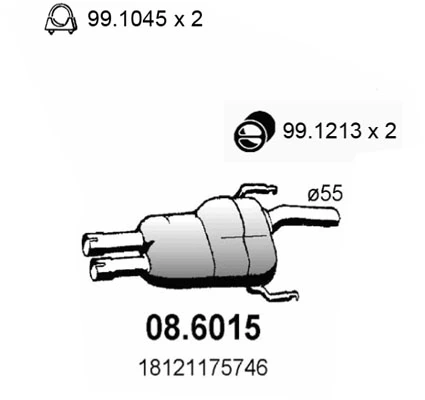Centre Muffler