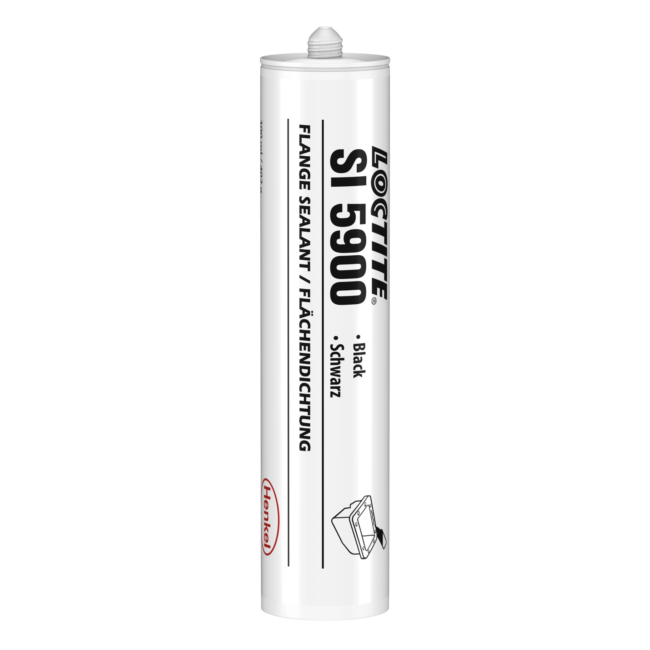 HENKEL 2061874 — Герметик Loctite SI 5900 силікон нейтральний, маслостійкий, чорний 300мл