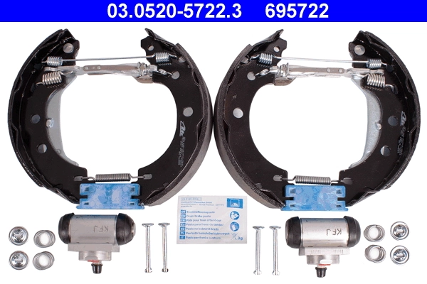 Jeu de mâchoires de frein ATE 03.0520-5722.3