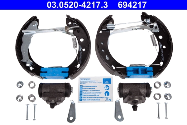 Jeu de mâchoires de frein ATE 03.0520-4217.3