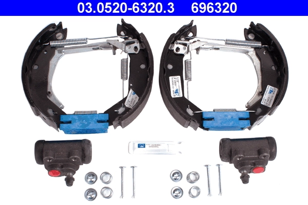 Jeu de mâchoires de frein ATE 03.0520-6320.3