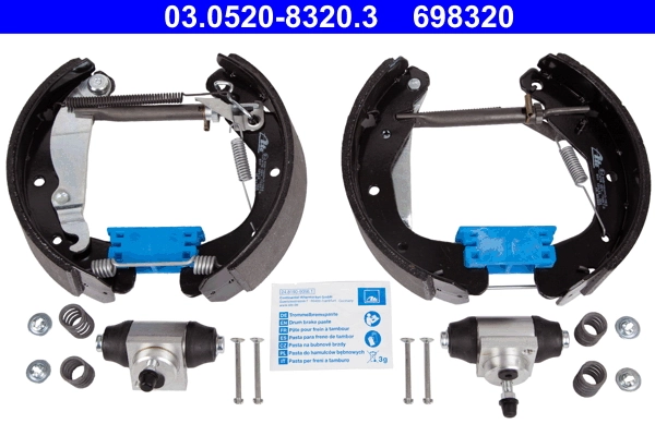 Jeu de mâchoires de frein ATE 03.0520-8320.3
