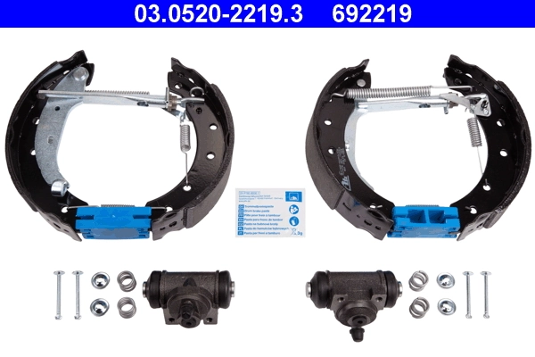 Jeu de mâchoires de frein ATE 03.0520-2219.3