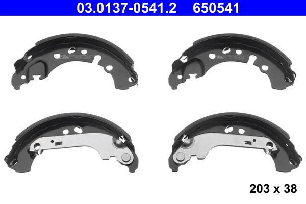 Jeu de mâchoires de frein ATE 03.0137-0541.2
