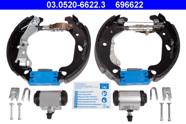 Jeu de mâchoires de frein ATE 03.0520-6622.3