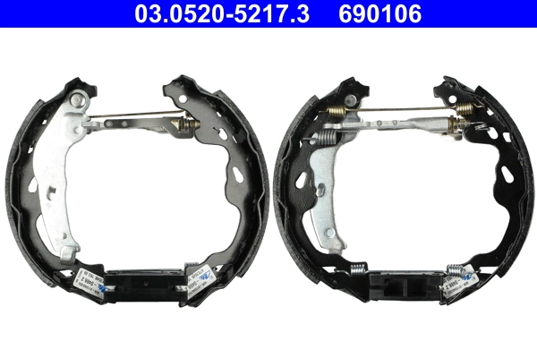 Jeu de mâchoires de frein ATE 03.0520-5217.3