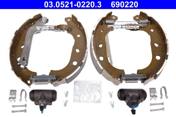 Jeu de mâchoires de frein ATE 03.0521-0220.3