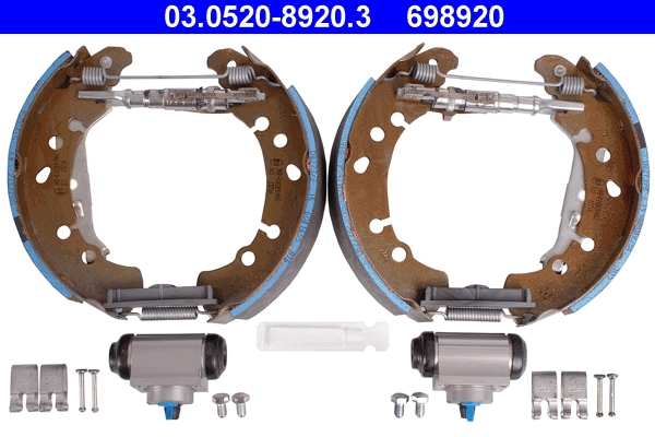 Jeu de mâchoires de frein ATE 03.0520-8920.3