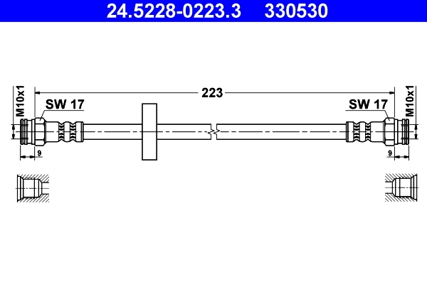 Flexible de frein ATE 24.5228-0223.3