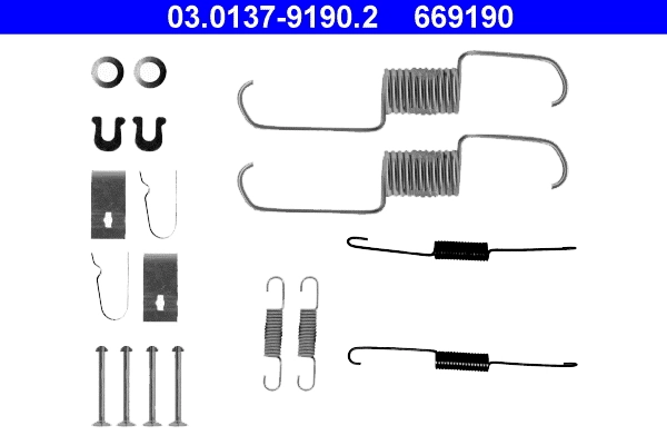 Kit d'accessoires, mâchoire de frein