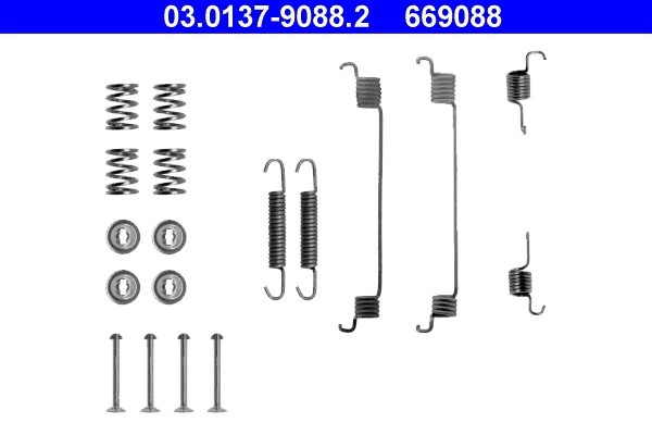 Kit d'accessoires, mâchoire de frein